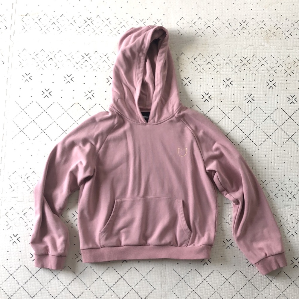 Kittenish cropped hoodie